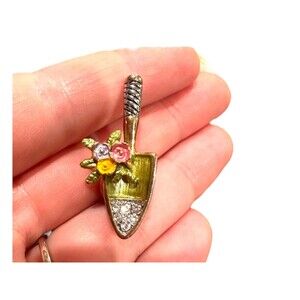 Vintage garden  brooch Gardening Pin Gardening Lover Plant Lover Gift